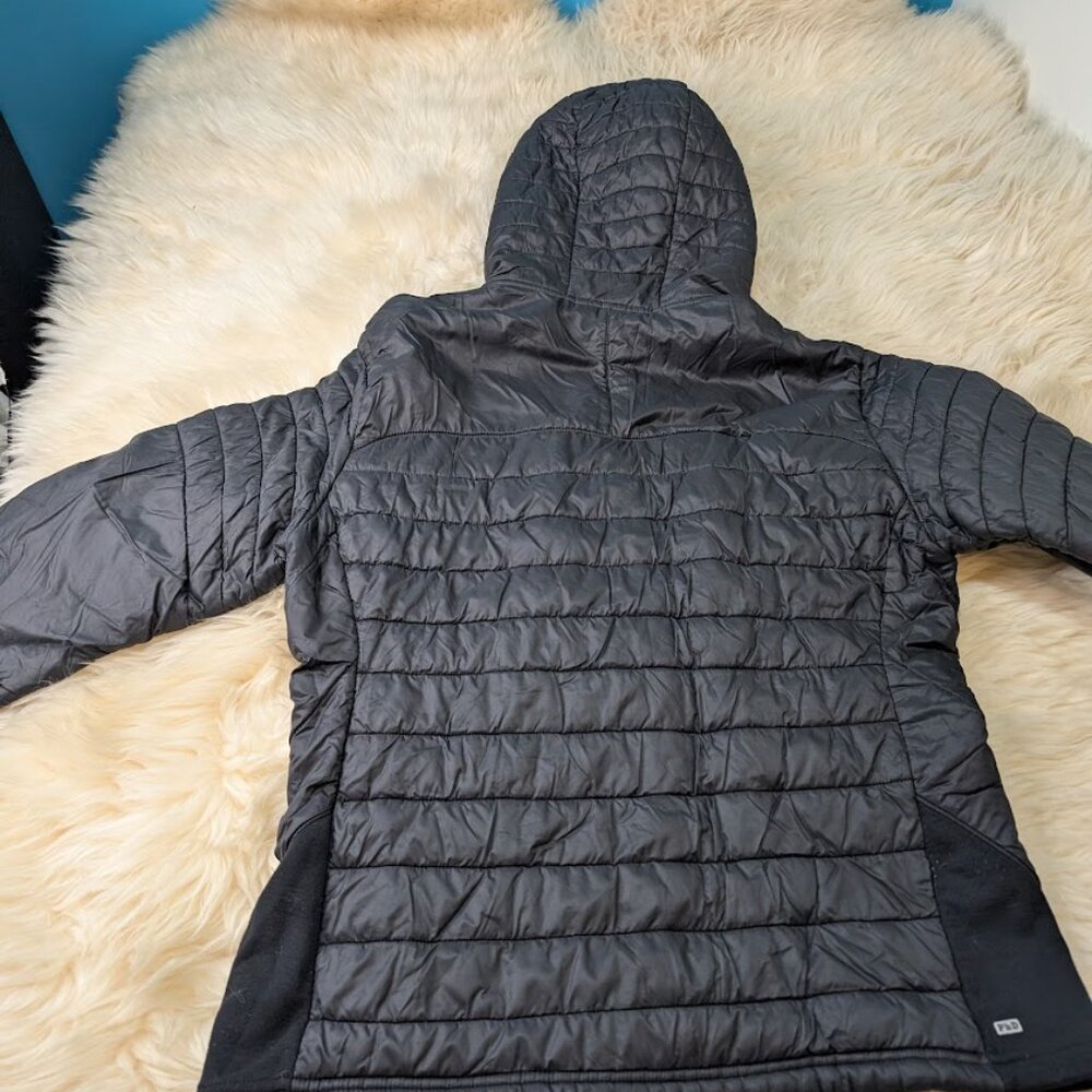 Smartwool Black Hooded Quilted Puffer Jacket - Picture 10 of 10
